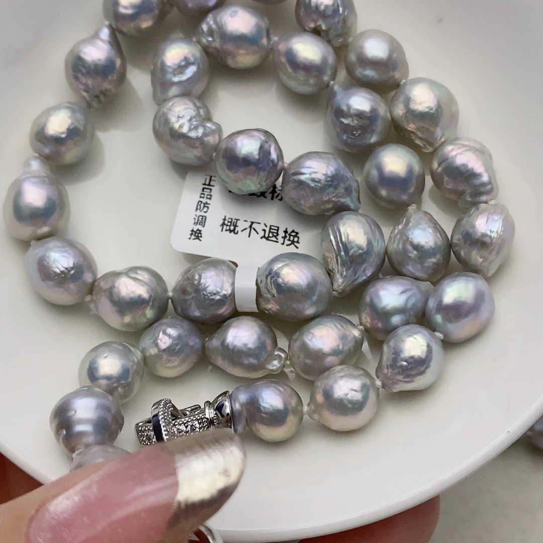 【闪购商品】淡水珍珠未镶嵌颈饰微***?