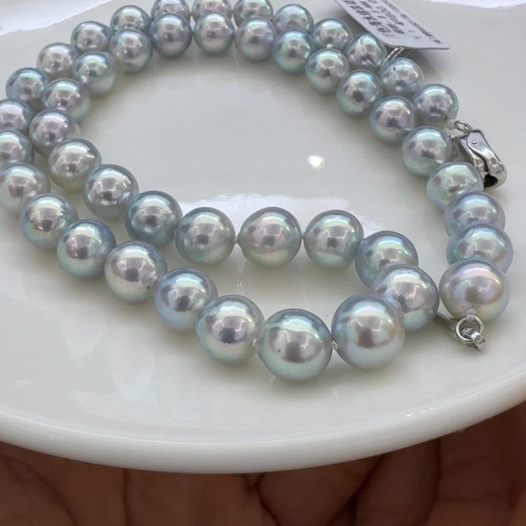 颈饰银S925镶嵌海水珍珠