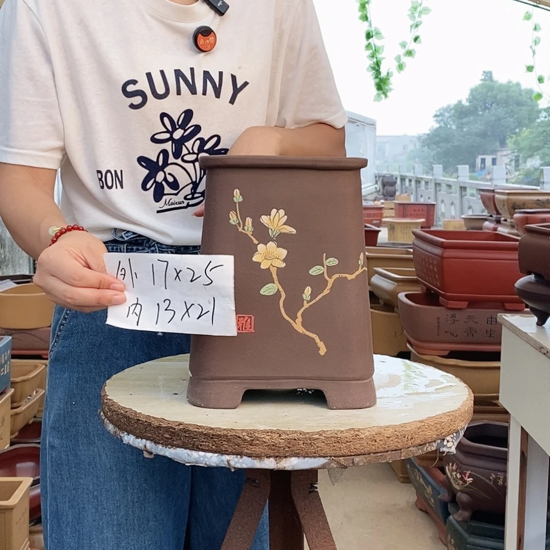 紫砂花盆紫砂花盆