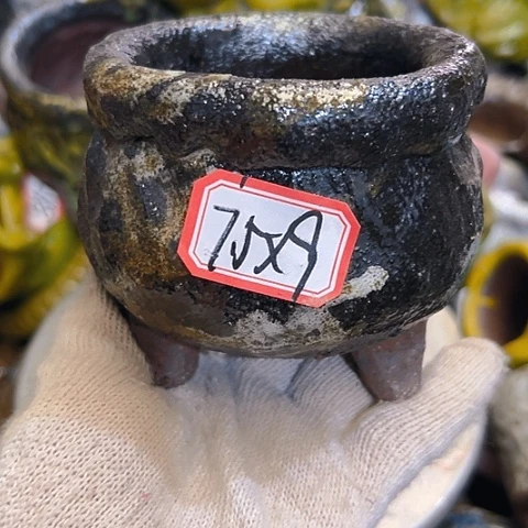 粗陶花盆手工花盆