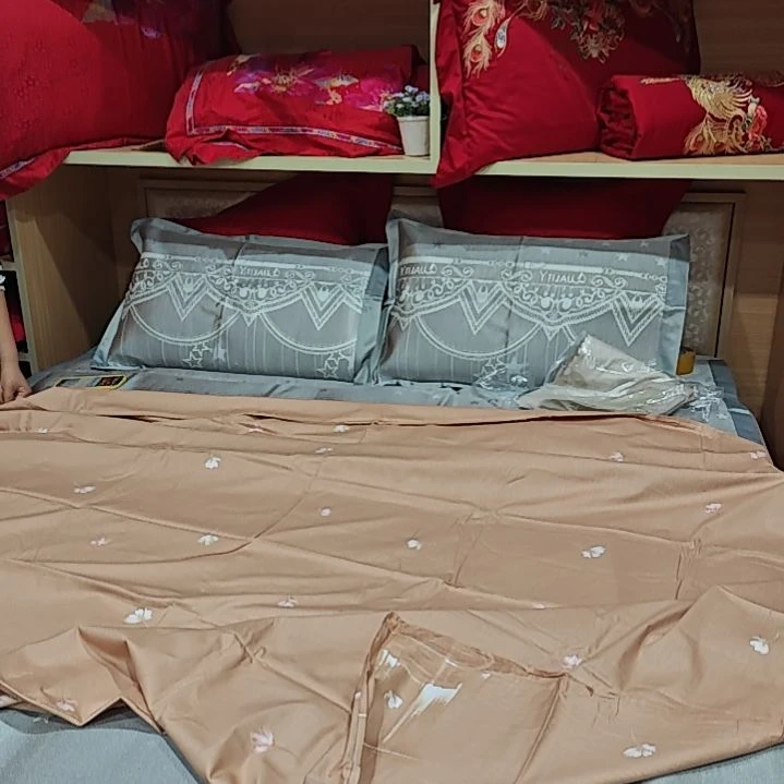 棉全棉被套1.5×2.0有印染瑕