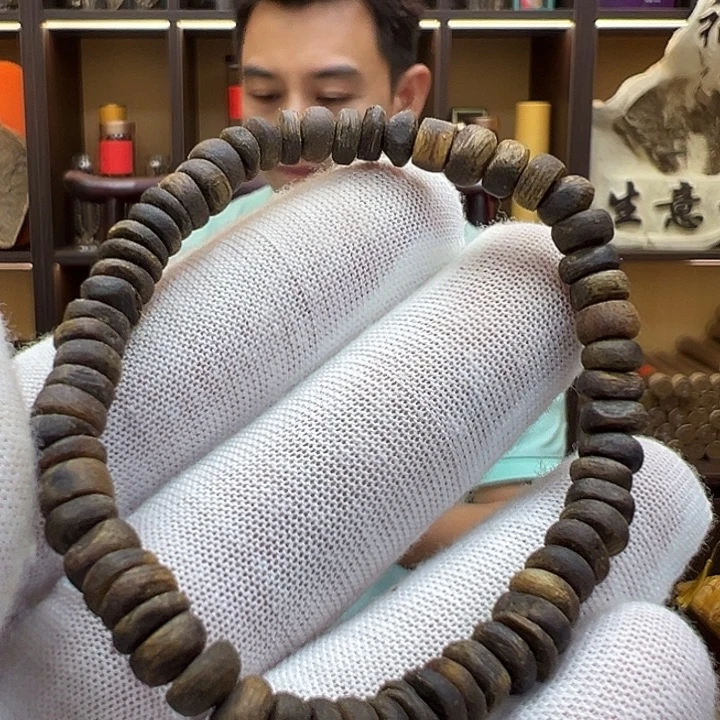 手串沉香国香奇楠随形沉水单圈手串4.7g