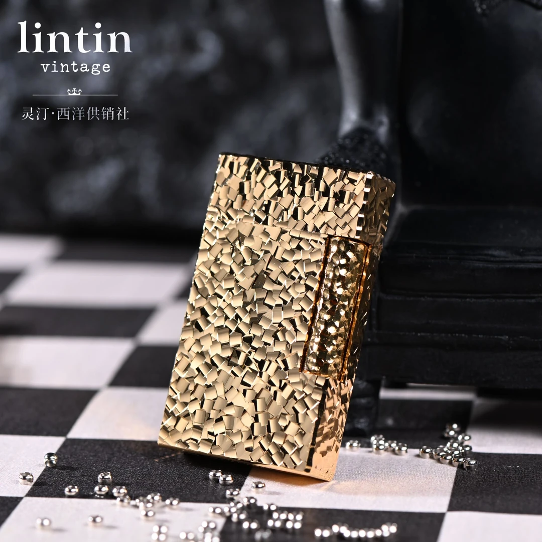 【碎冰】stelton品牌轻奢商务朗声充气打火机黄铜送男友礼盒套装