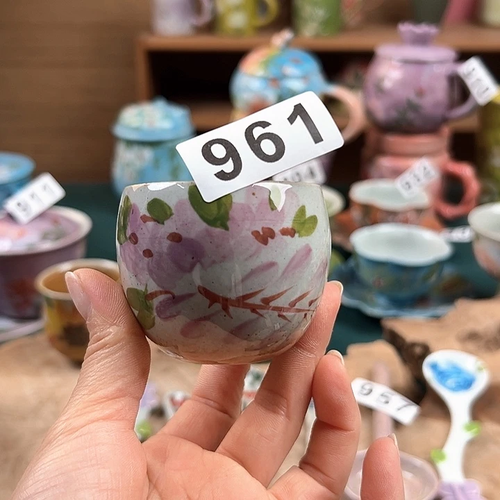 杯景德镇陶瓷手绘作品961