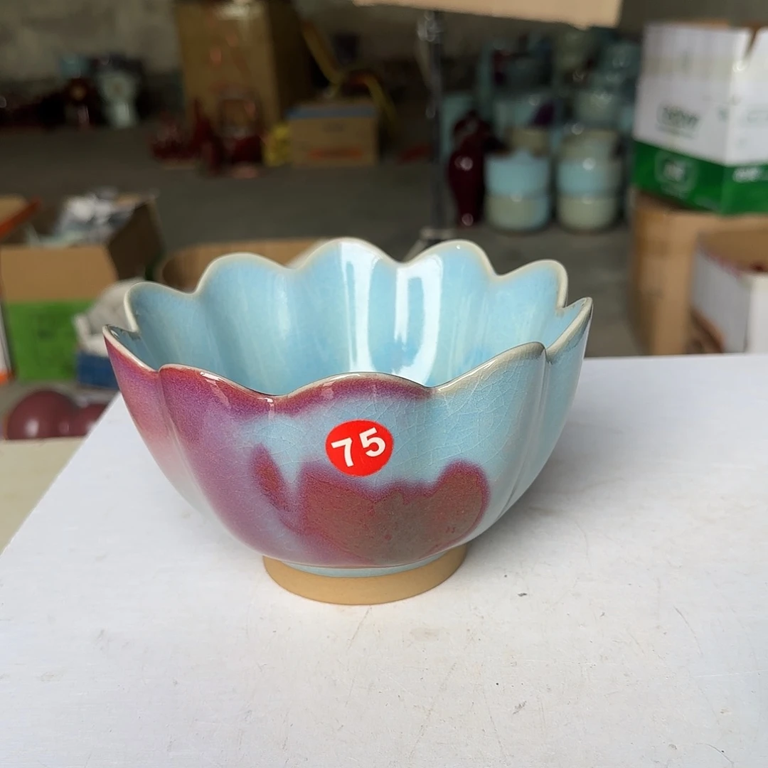 摆件陶郑家钧窑摆件微