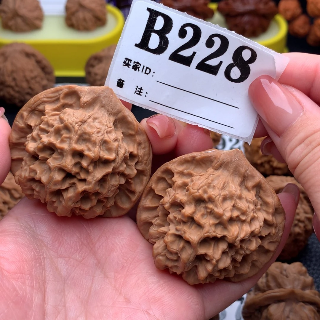 吊坠文玩核桃官帽228链接47尺全品