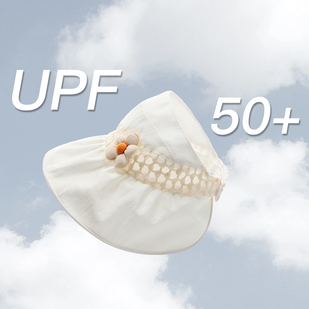 儿童遮阳帽子夏季薄款宝宝防晒帽韩版女孩女童户外大帽檐太阳帽