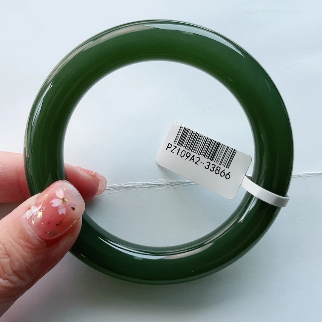 和田玉手镯未镶嵌用****9