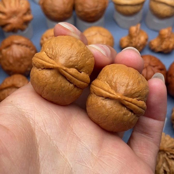 文玩核桃把件玉石墩