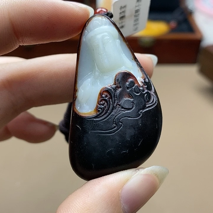 和田玉挂件未镶嵌F