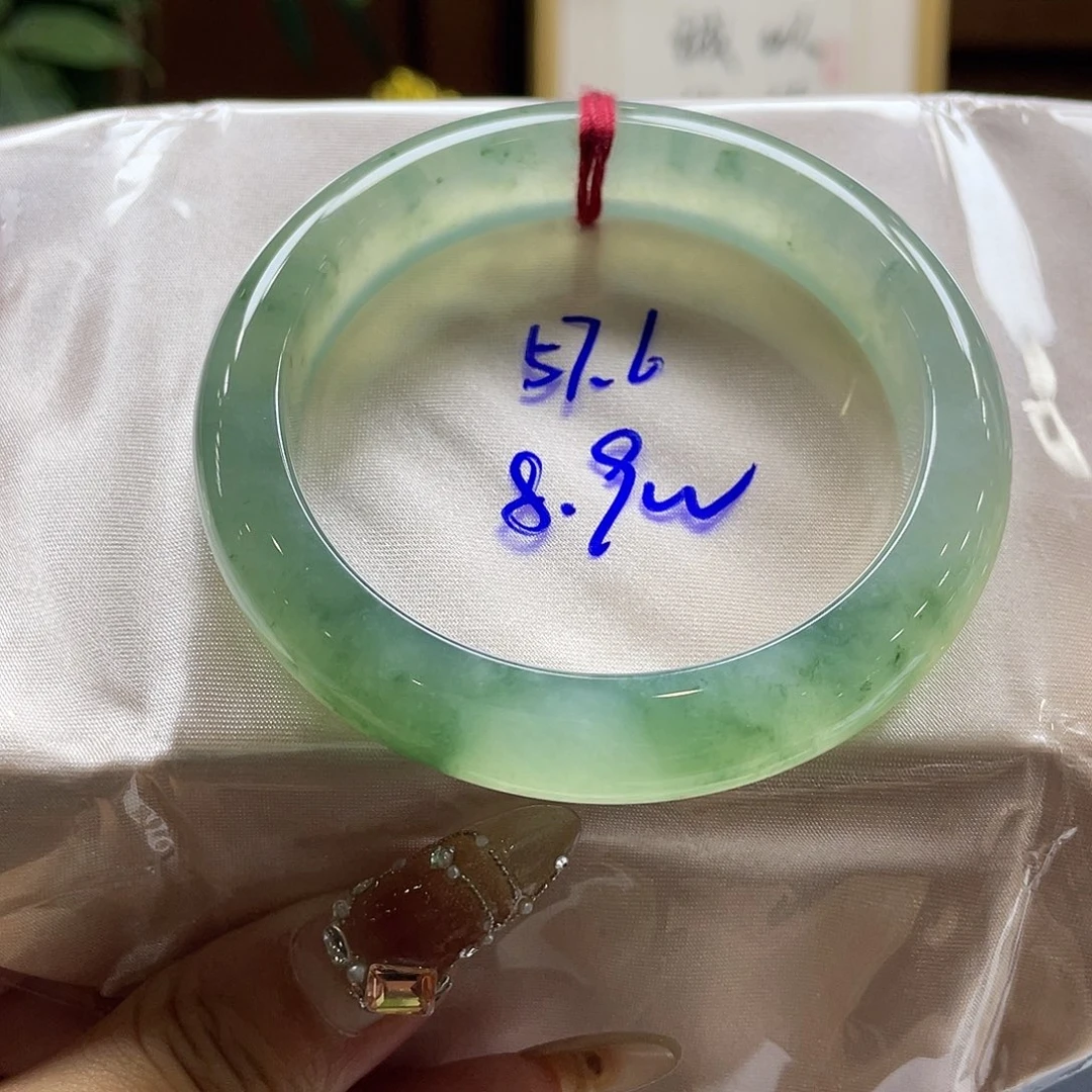 翡翠未镶嵌手镯55号