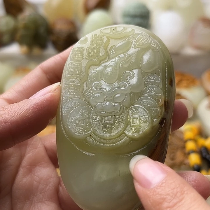 石材古青石不退换貔貅