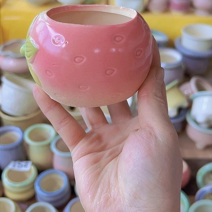 红陶陶瓷花盆当场满12包邮