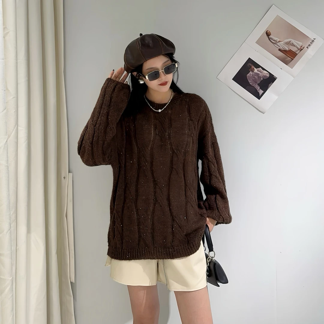秋冬季慵懒风百搭羊毛衫 20090
