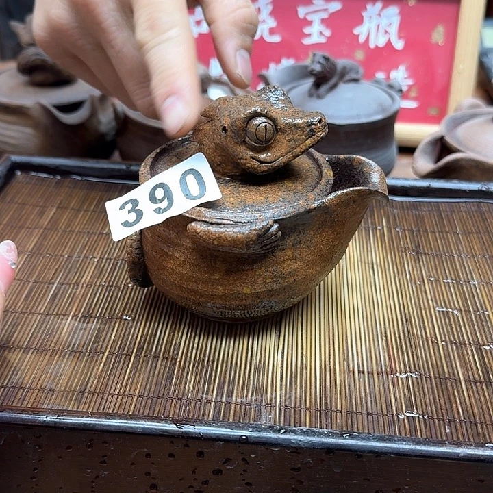 纯手工制作粗陶茶具