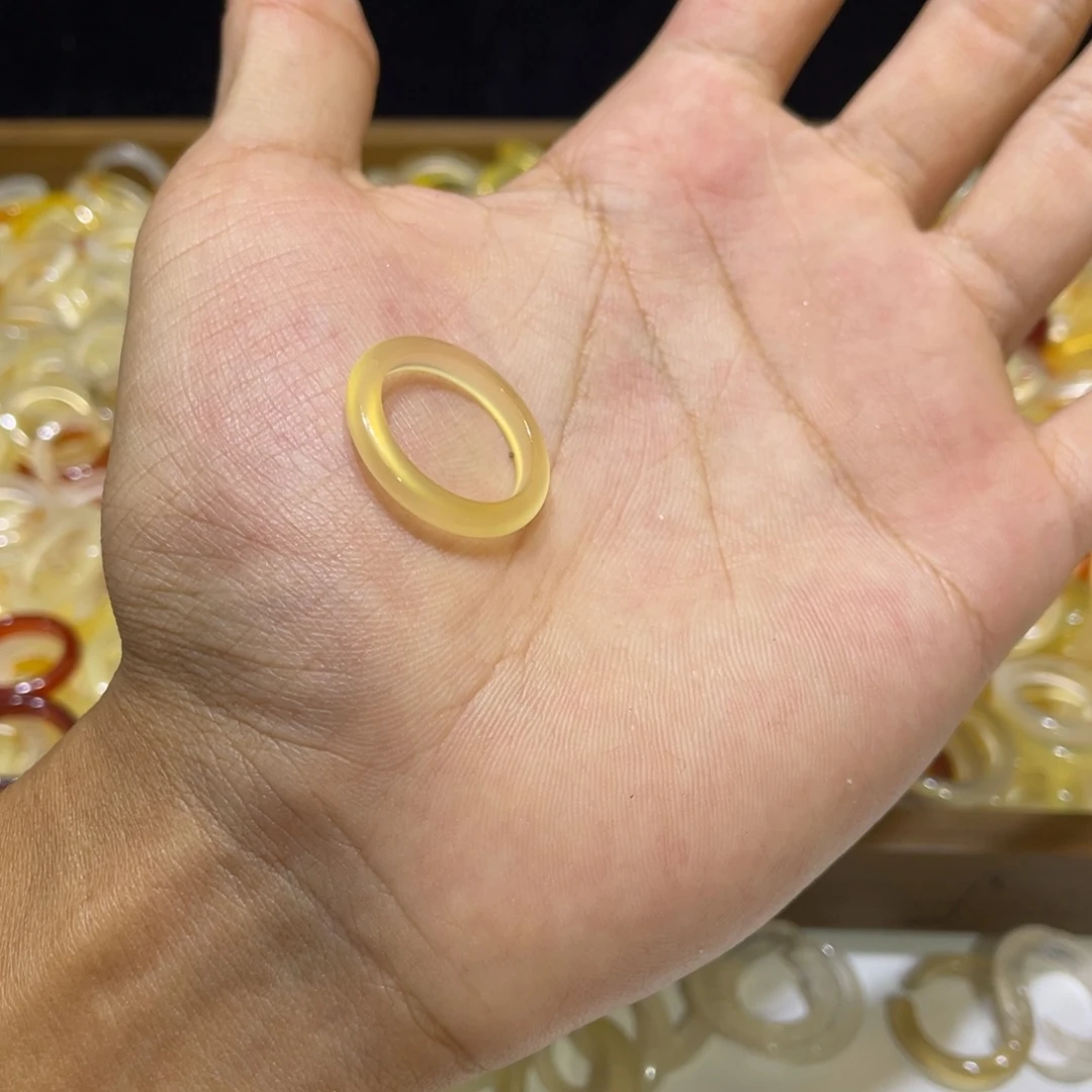 玛瑙/玉髓未镶嵌戒指