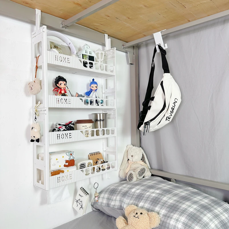 下铺床头收纳置物架女生寝室住校好物大学生开学宿舍床上挂篮神器