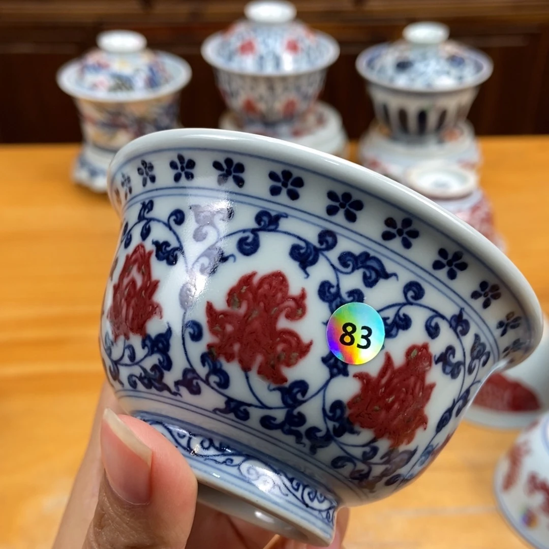 手绘现代茶具非古董