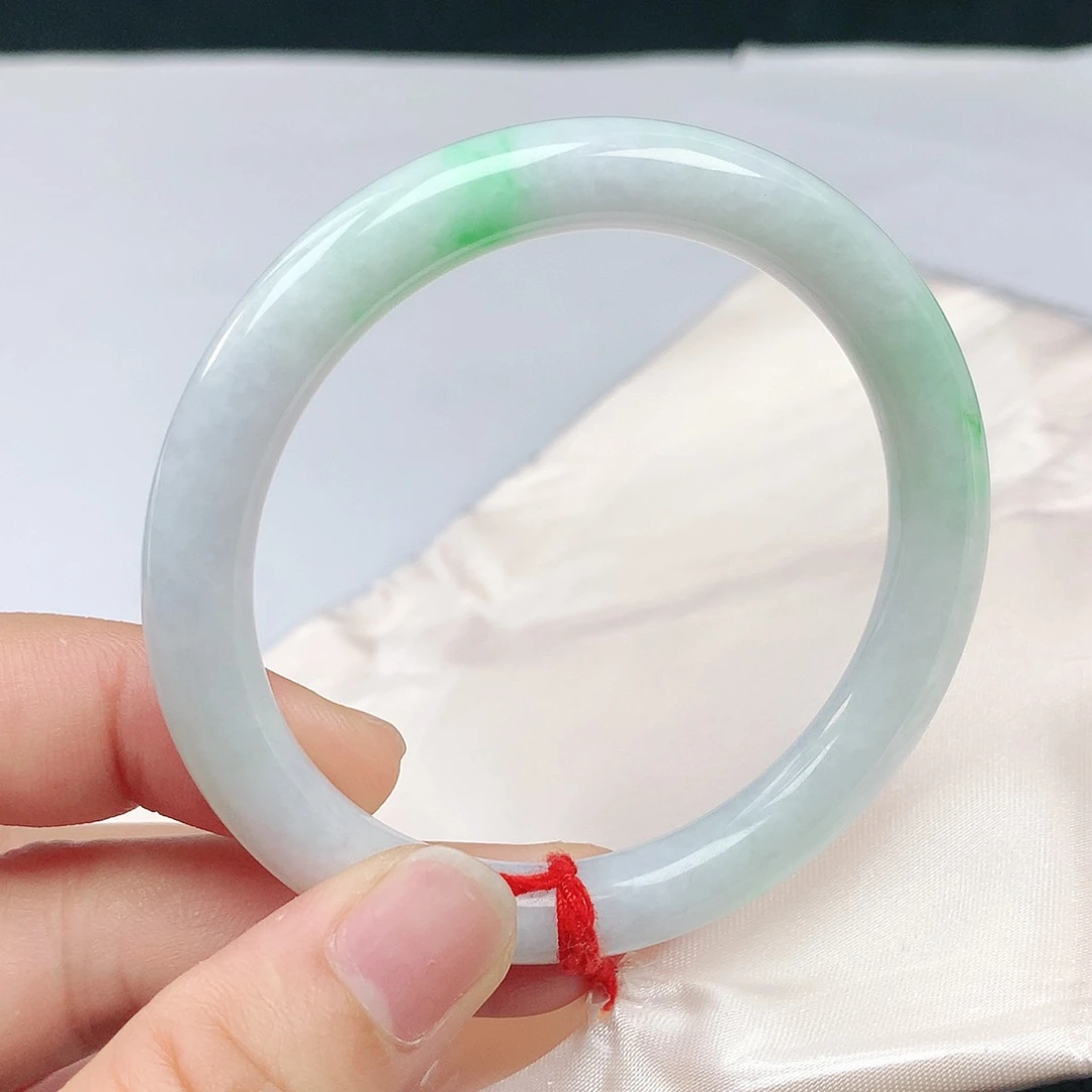 翡翠手镯未镶嵌53圈圆2653