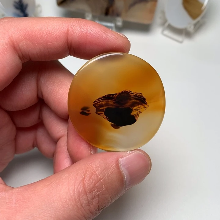 玛瑙/玉髓吊坠(不含链)未镶嵌张****修