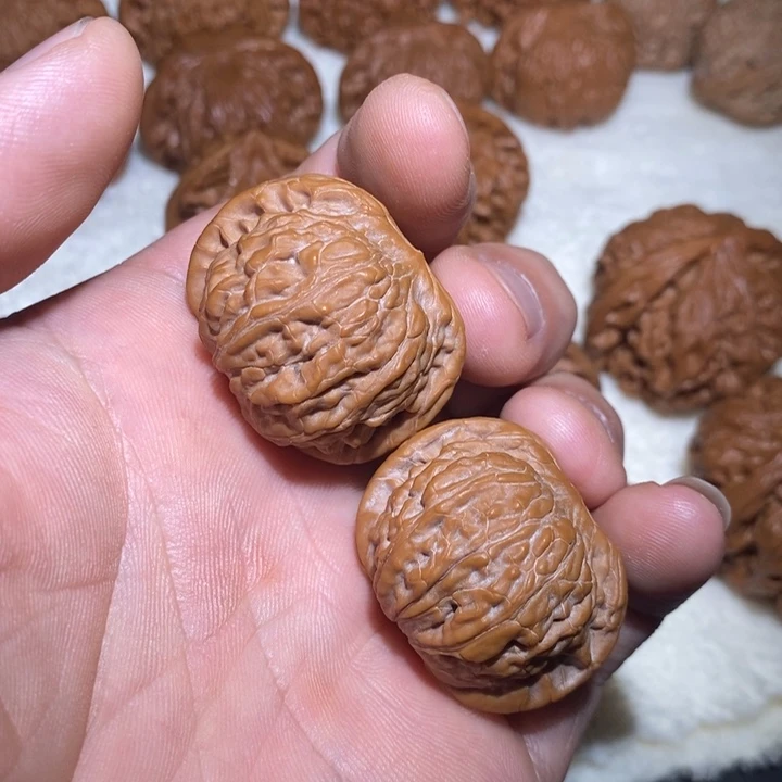 文玩核桃把件冰**吧磨盘有修