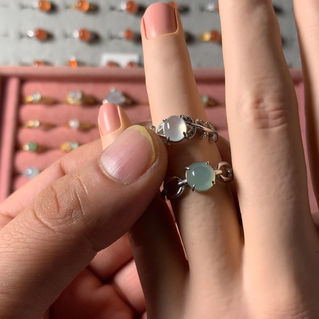 P***y翡翠未镶嵌戒指593