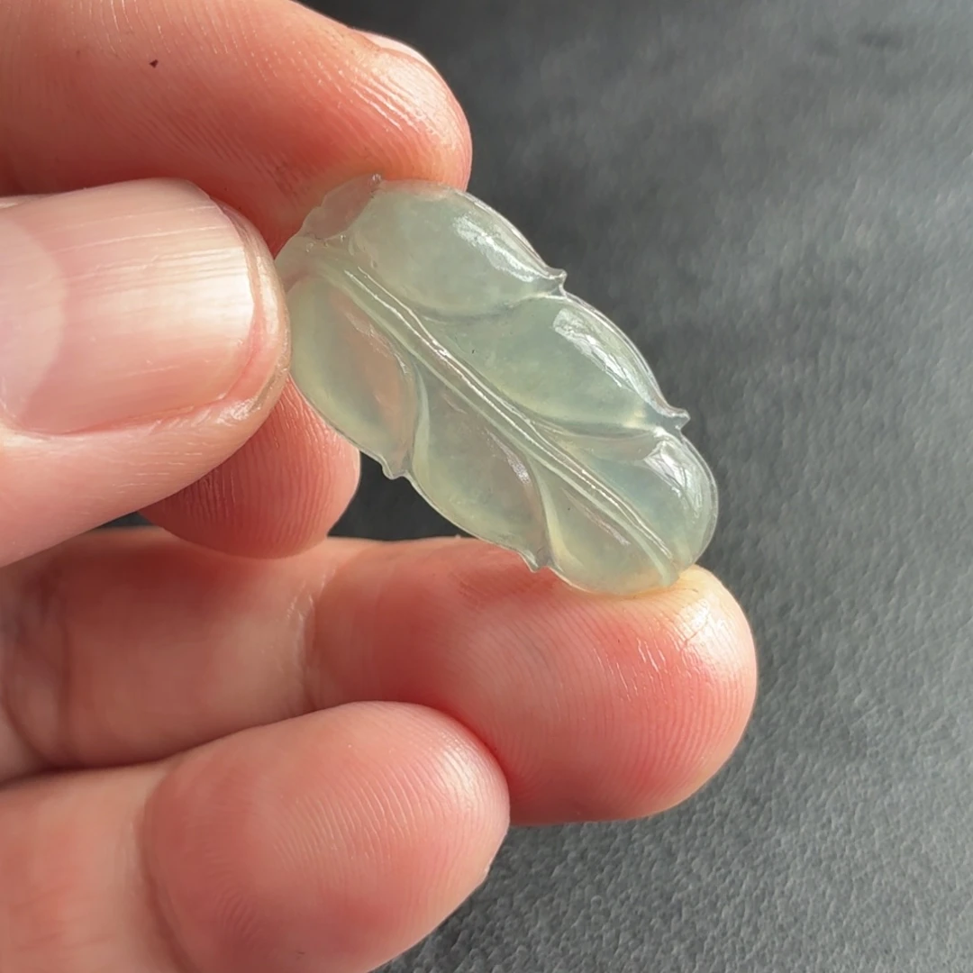定制翡翠未镶嵌翡翠叶子