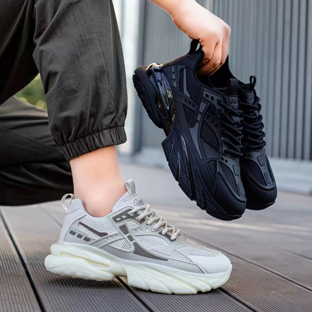 爆米花底男士夏季单网透气运动休闲鞋舒服82016