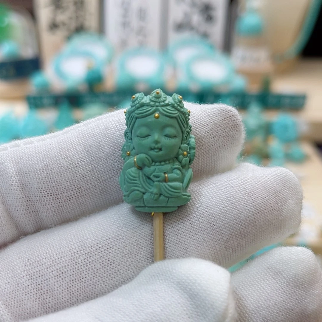 绿松石珠宝奇石未镶嵌