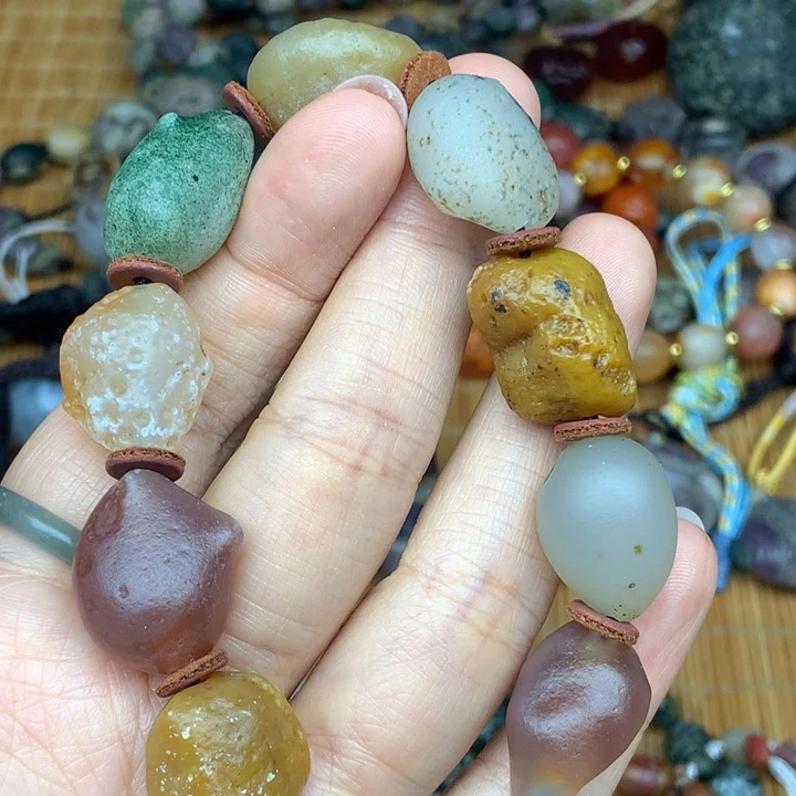 玛瑙/玉髓未镶嵌珠宝半成品秋*