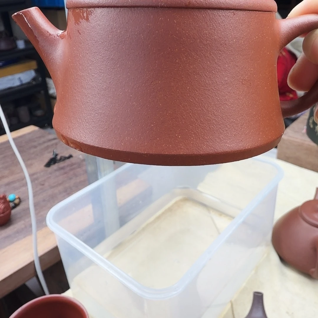 云柱壶200cc红降坡泥