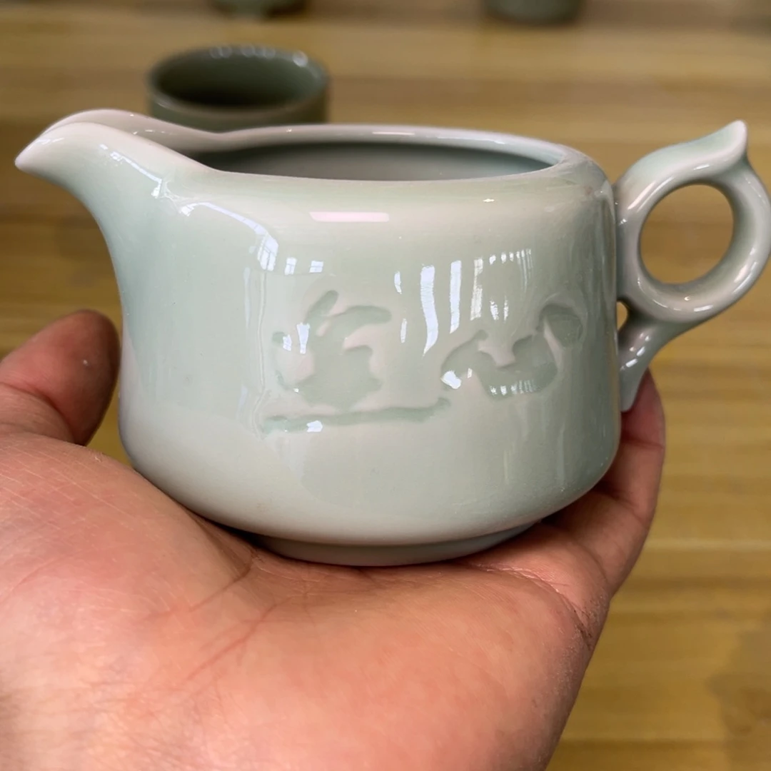 瓷瑕疵连心公道杯特价