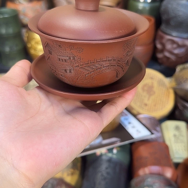茶杯紫砂宜兴紫砂茶杯