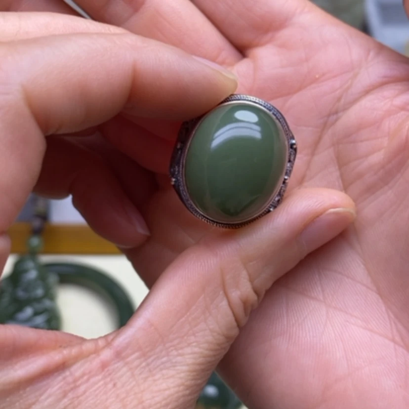 【闪购商品】未镶嵌戒指和田玉单*