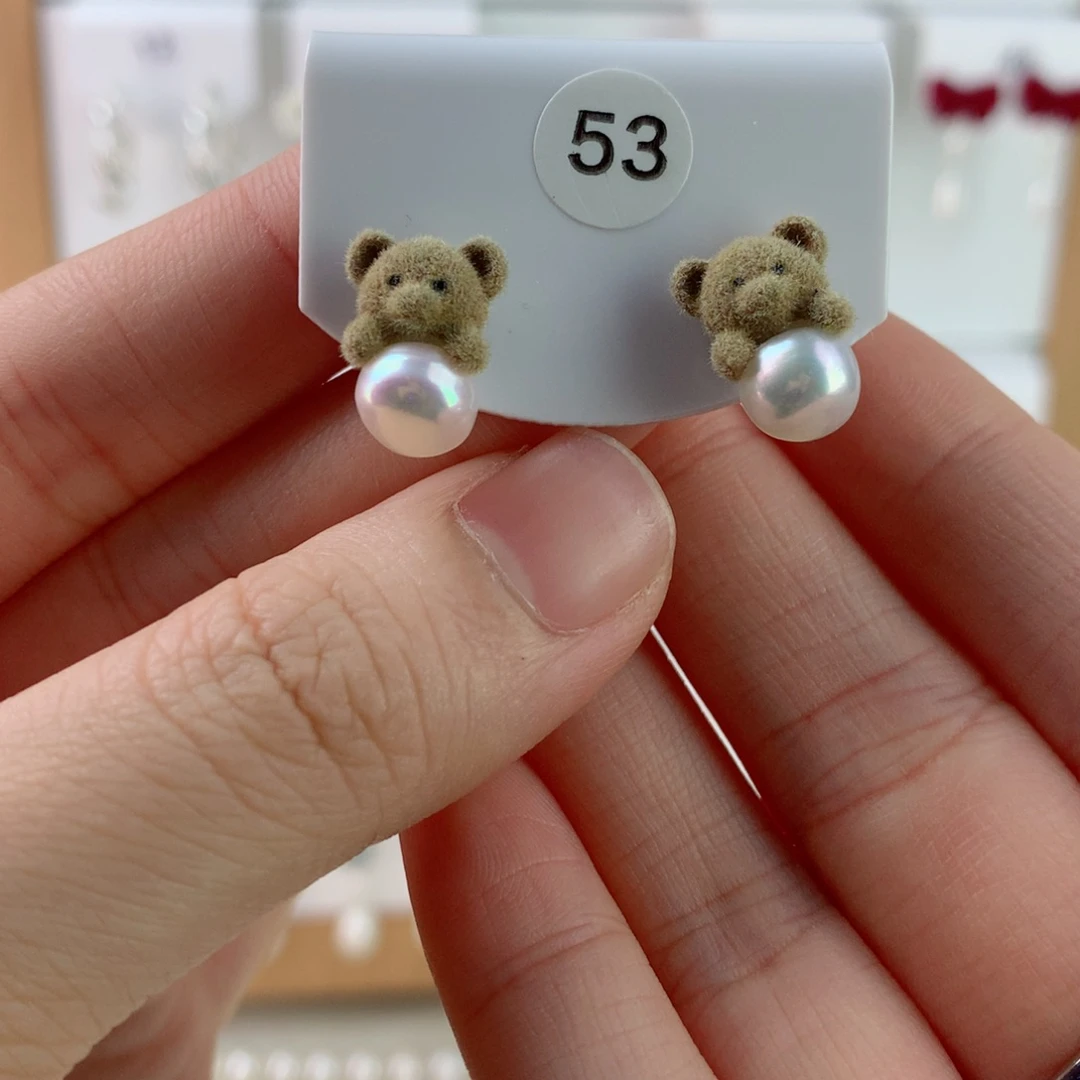 未镶嵌耳饰淡水珍珠