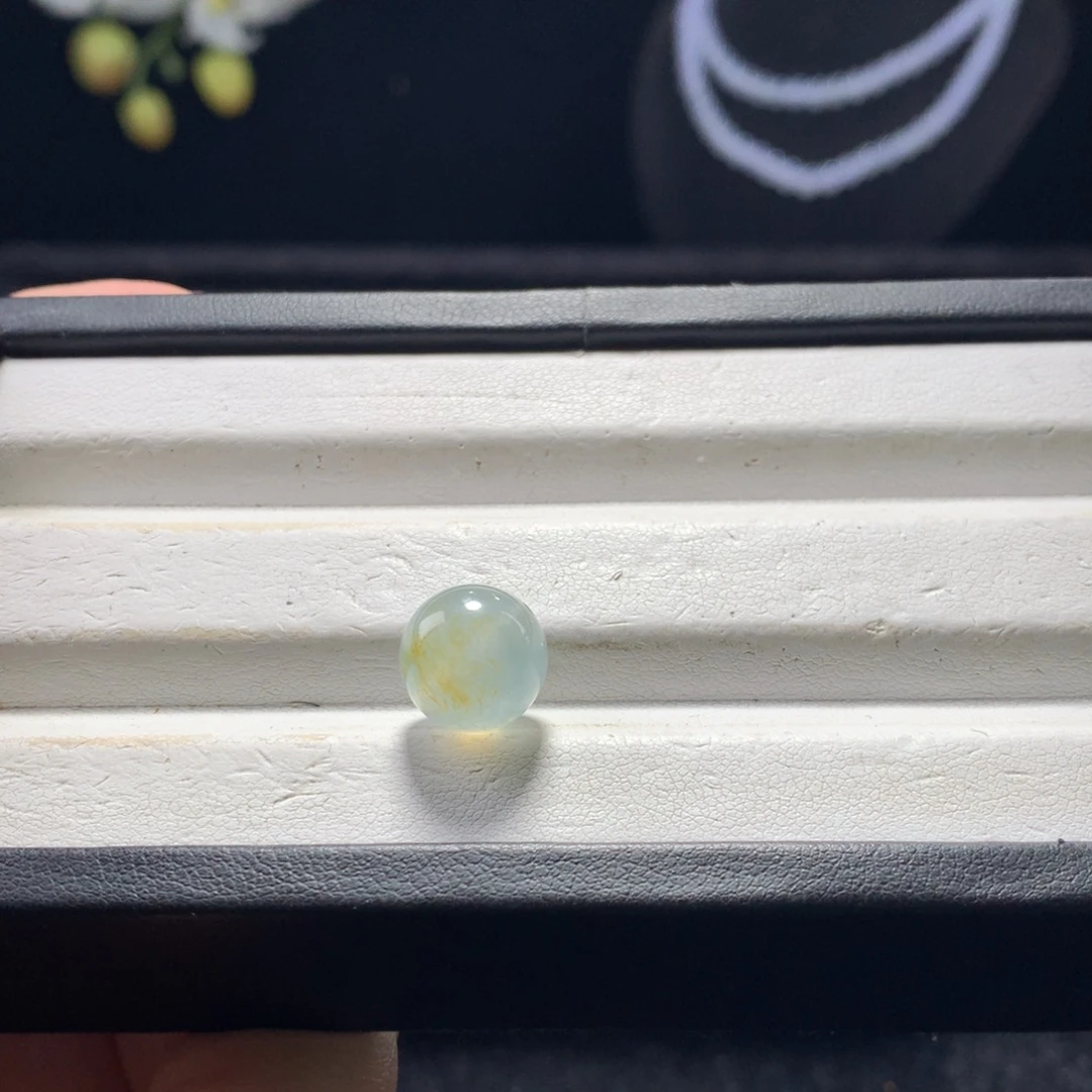 翡翠未镶嵌手串卡11桂花糕