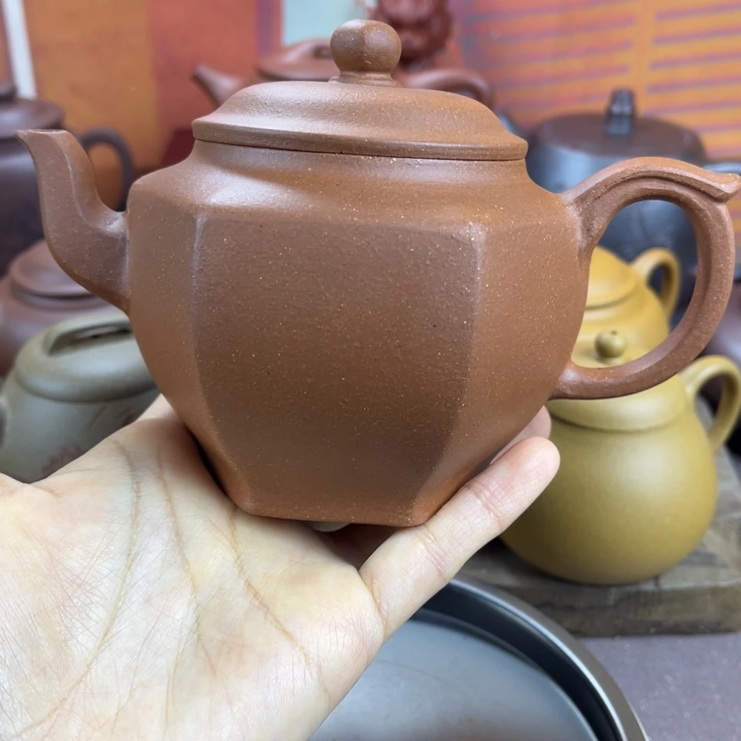 紫砂茶壶宜兴紫砂壶微瑕晃盖壶口开裂片划痕