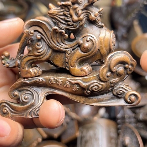 铜制工艺把玩摆件