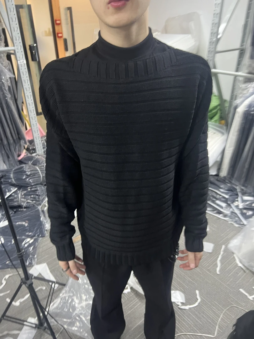 【黑标系列】时尚毛衣低领69094