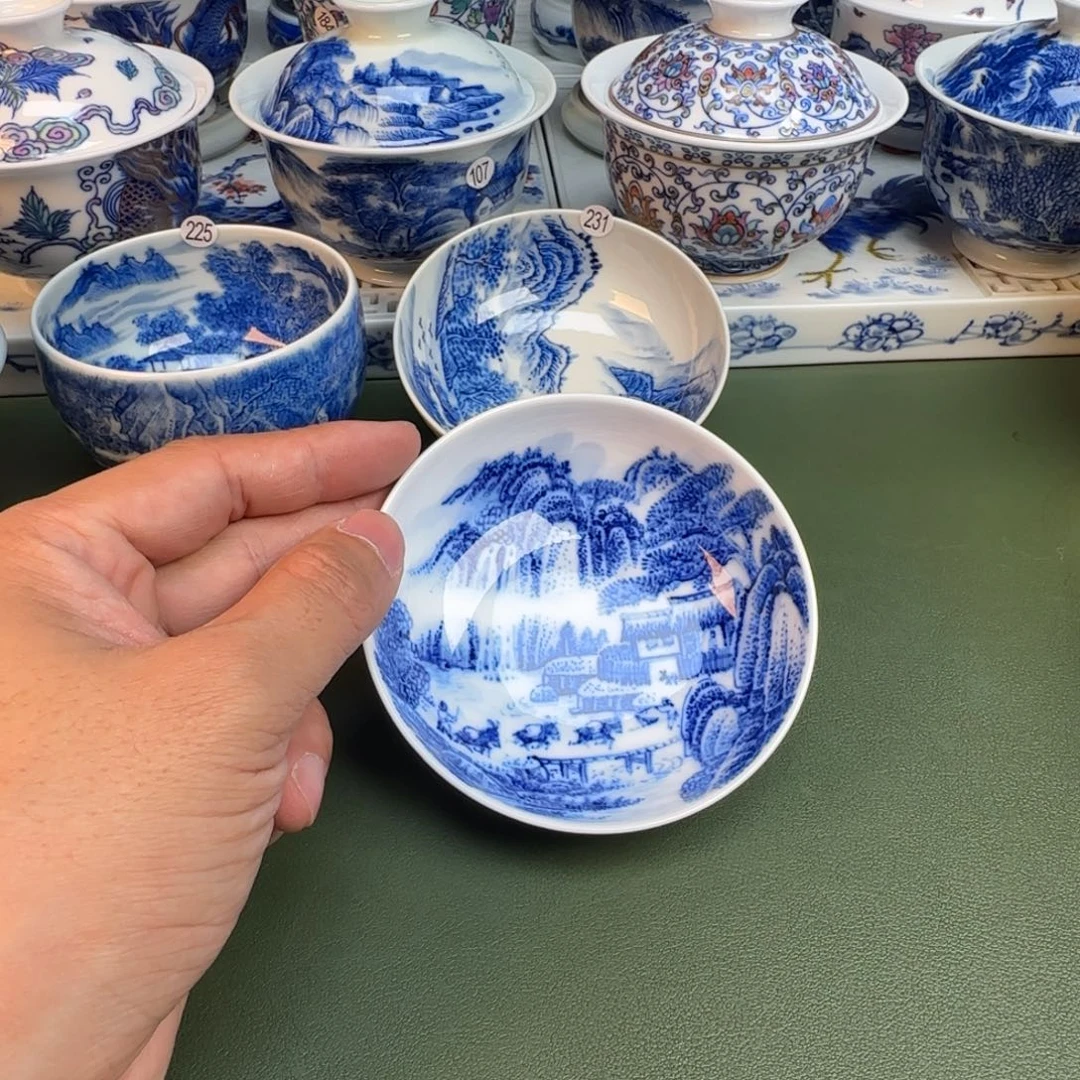 陶纯手工纯手绘茶具245