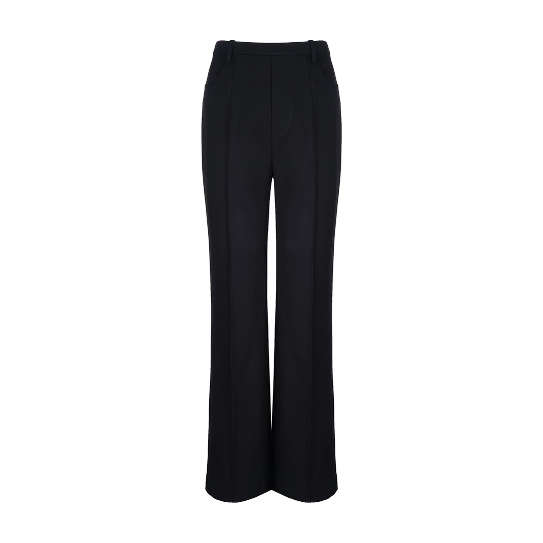 LYNEE【超模裤5.0加绒直筒】窄腰头直筒裤女百搭休闲长裤LGD2FAW219