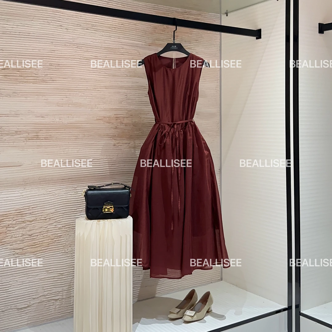 【宠粉价】夏季新款无袖显瘦国风时尚宽松连衣裙W-A833