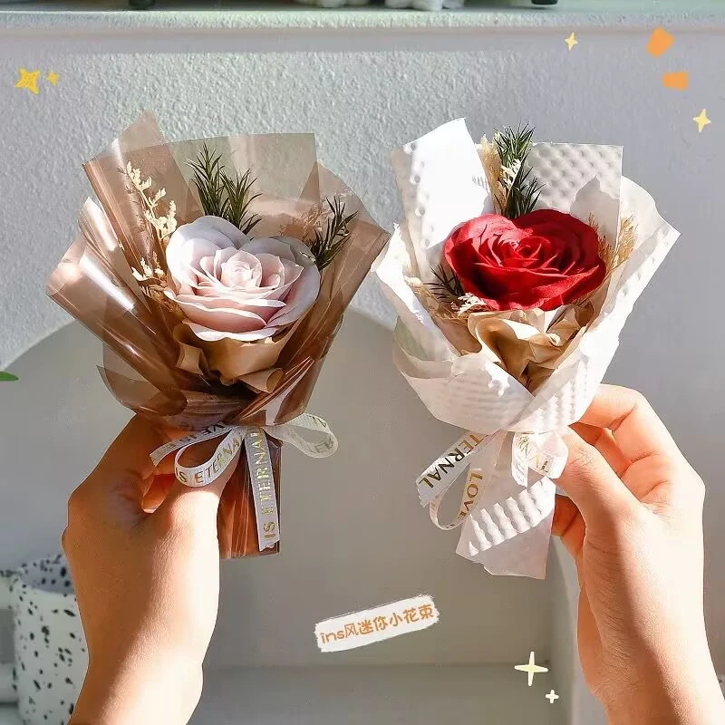 【七夕】迷你玫瑰口袋花束定制创意礼物闺蜜情人节氛围感口袋小花束