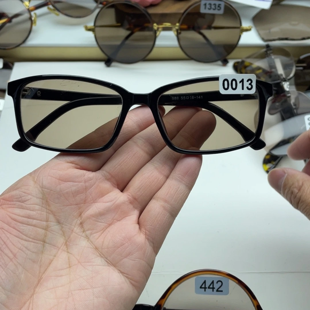 茶水晶全框眼镜 0013