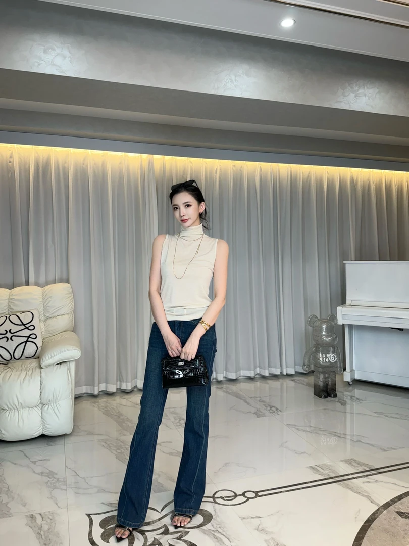 Dlab  Myday |  百搭亲肤超细绵羊毛堆堆领无袖高级上衣单品