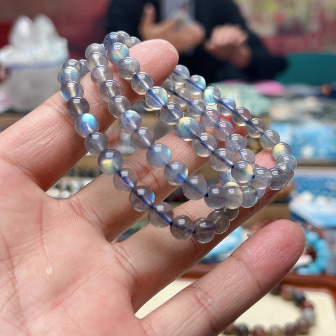 未镶嵌手链水晶灰月光7