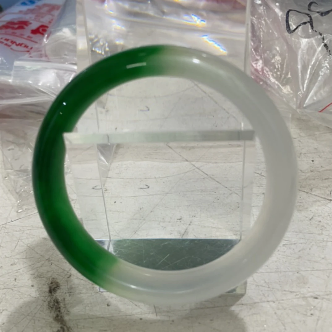 250  半绿车轮镯