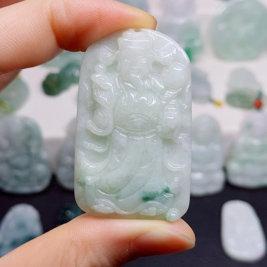 翡翠未镶嵌颈饰吊坠