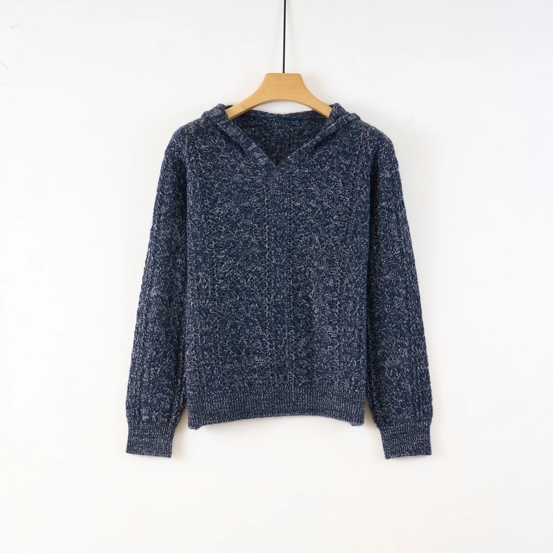 天山甄选【纯山羊绒】保暖秋季休闲户外常连帽女士羊绒衫-YTNL5427T