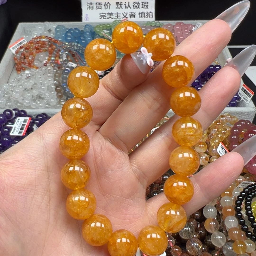 手链未镶嵌水晶卡12精品冰透黄金胶花28